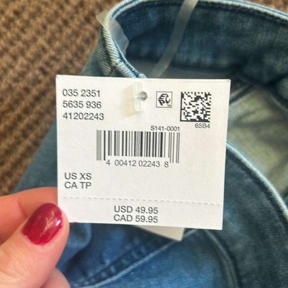 American jean tube top - Picture 3 of 5